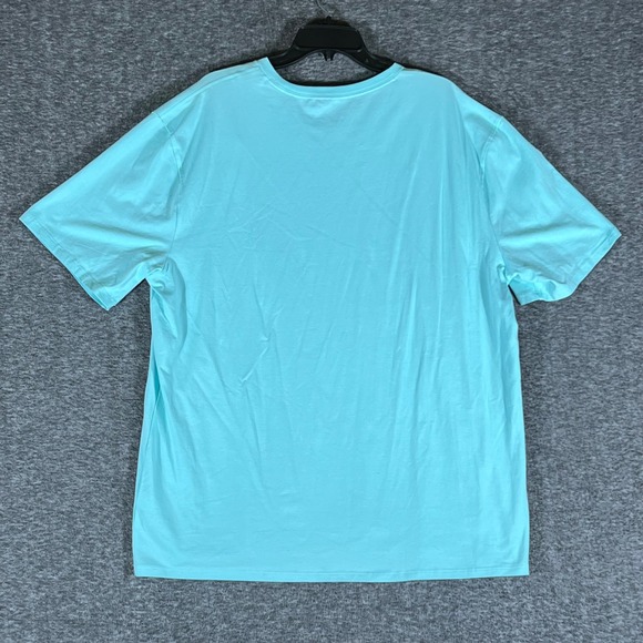 Tommy Hilfiger Mens XXL Teal Aqua Tonal Logo Short Sleeve T Shirt NWT - Picture 10 of 10